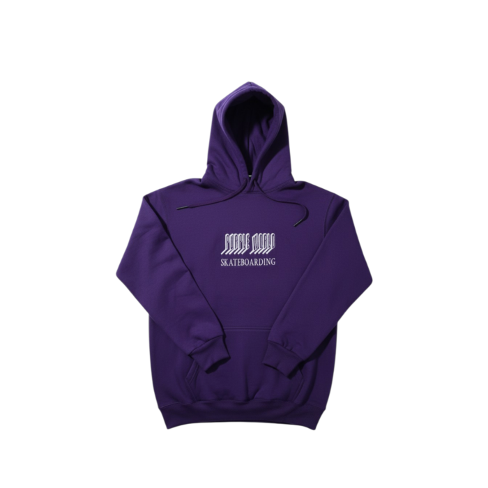 PURPLE HOODIE - SKATEBOARDING