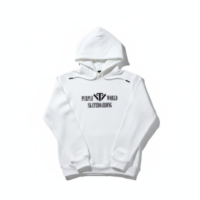 WHITE HOODIE - PWSB