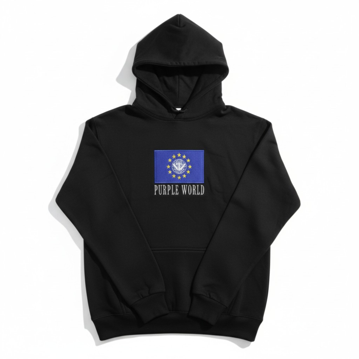 BLACK HOODIE - EU