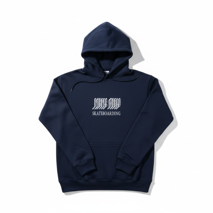 BLUE HOODIE - SKATEBOARDING