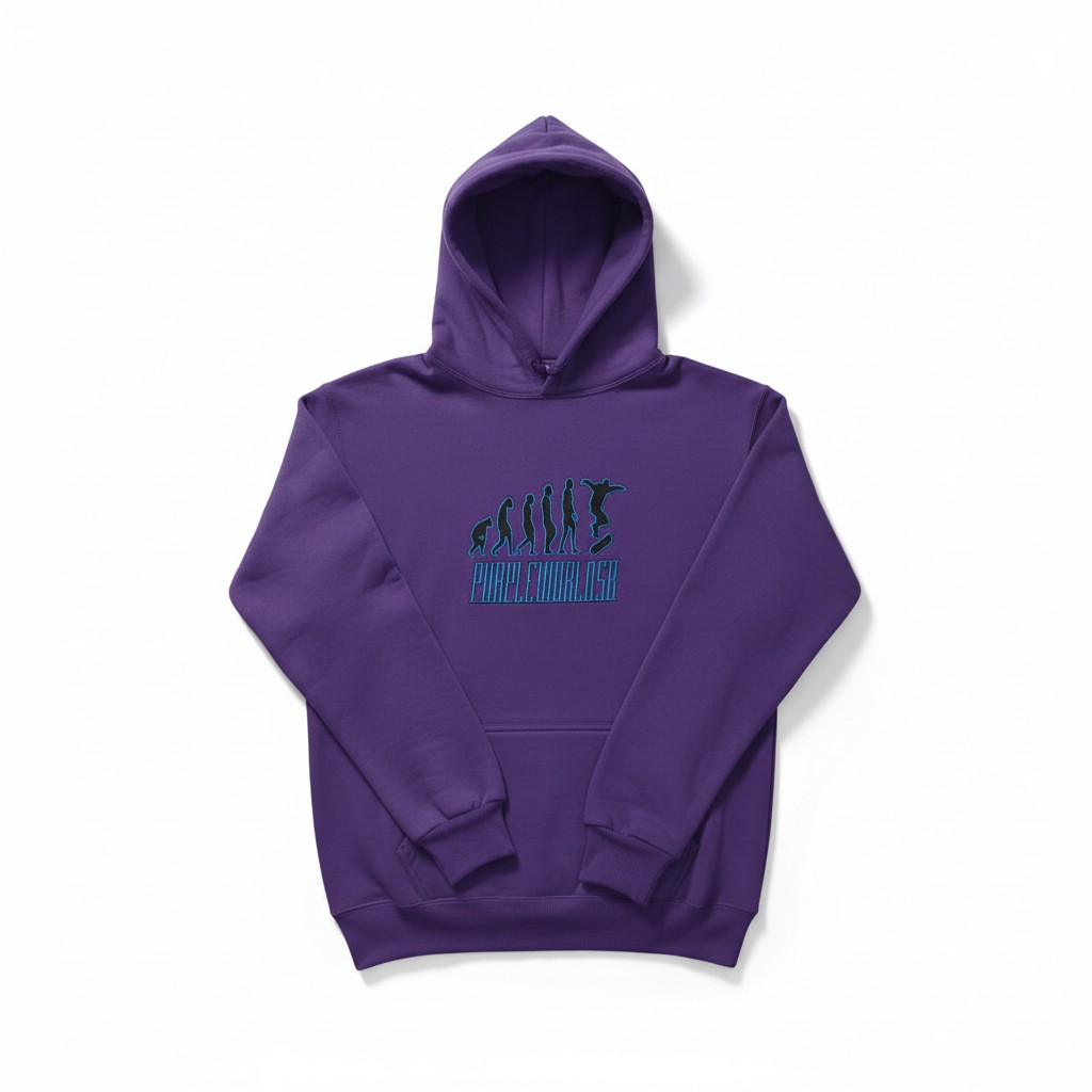PURPLE HOODIE - EVOLUTION