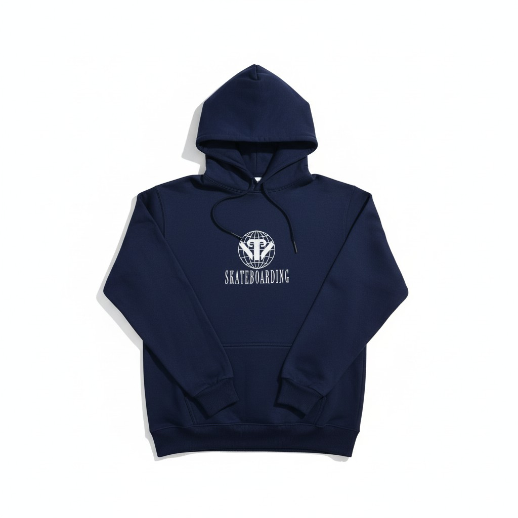 BLUE HOODIE - LOGO